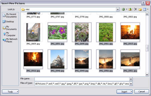 PowerPoint 2007: Add Photo album