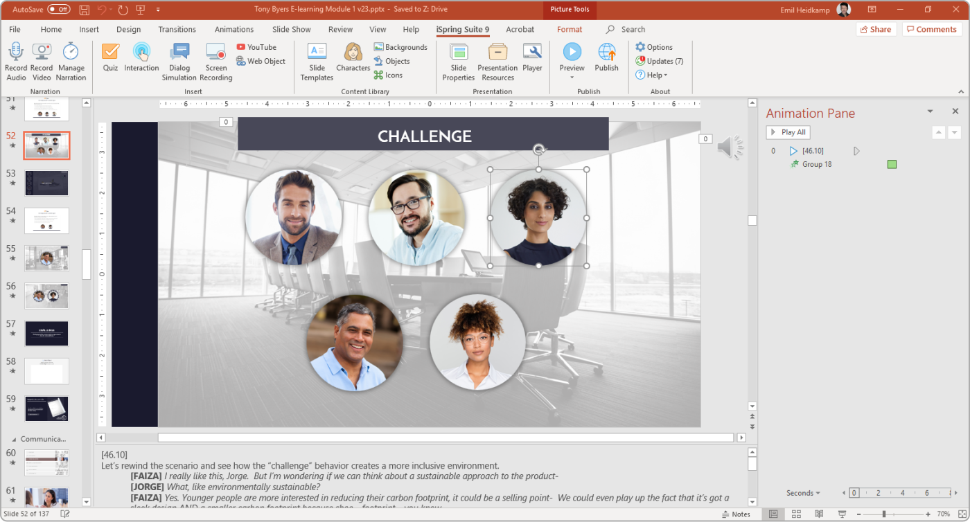 Fine-tuning visual design in PowerPoint