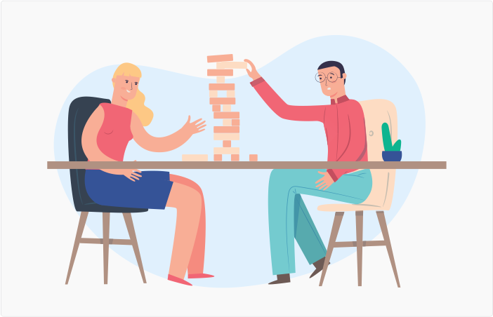 Jenga Call Center Game