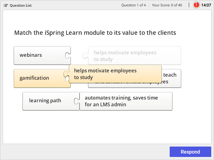 A performance review assessment