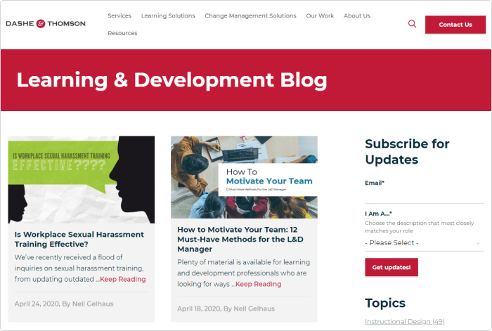 Dashe & Thomson’s eLearning Blog