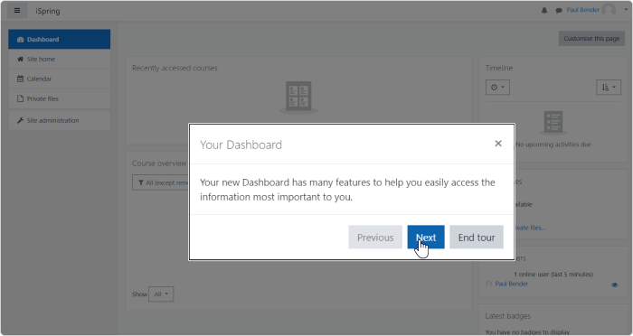 Finishing installation of Moodle LMS