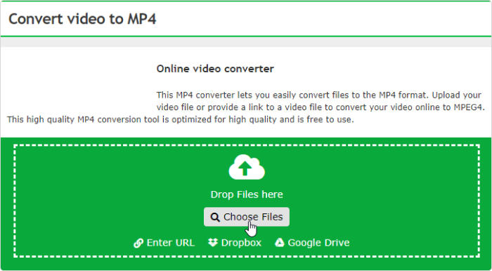 Online Convert converter