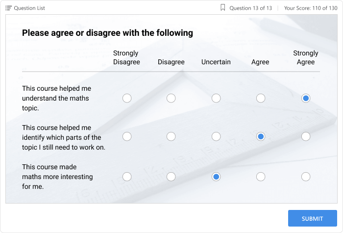 Online polls in iSpring Suite