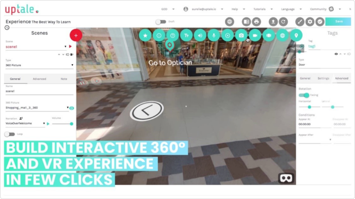 Uptale VR authoring tool