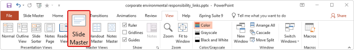 Slide Master in PowerPoint