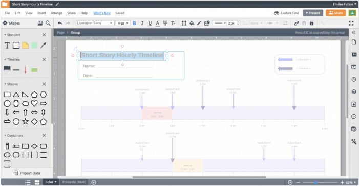 Lucidchart Timeline Maker