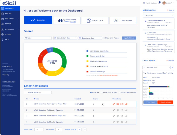 eSkill interface