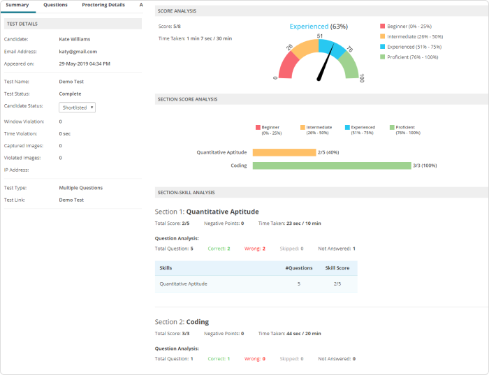 Interview Mocha interface