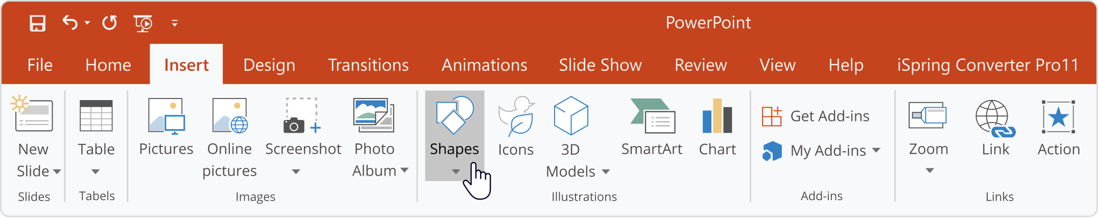 Create New Document in the Insert Link window