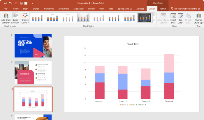 Comparison chart PowerPoint