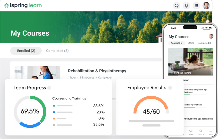 Learning statistics in iSpring Learn